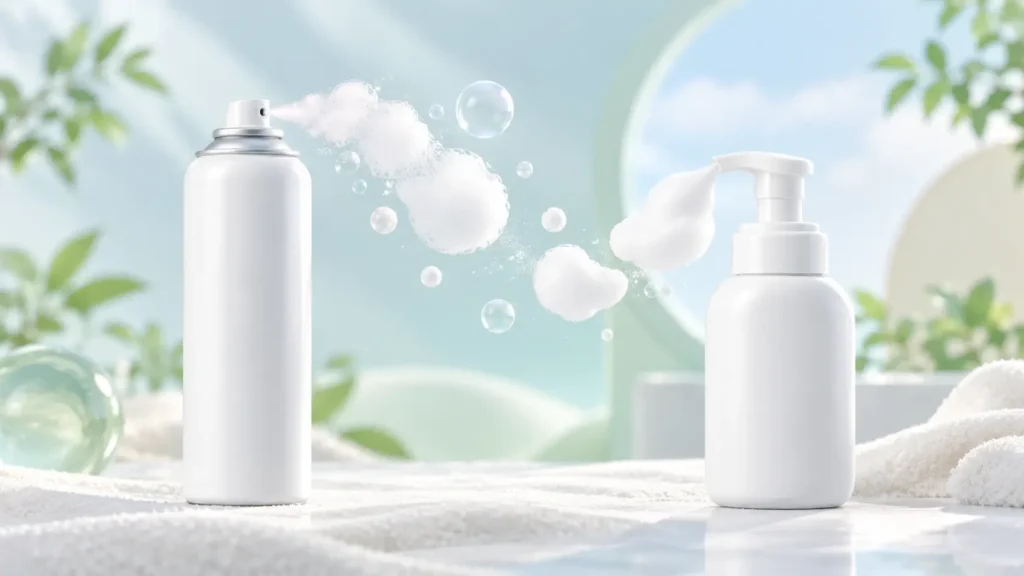 ヒルドイドフォーム92gとジェネリック100gへの変更調剤をイメージした泡状外用薬