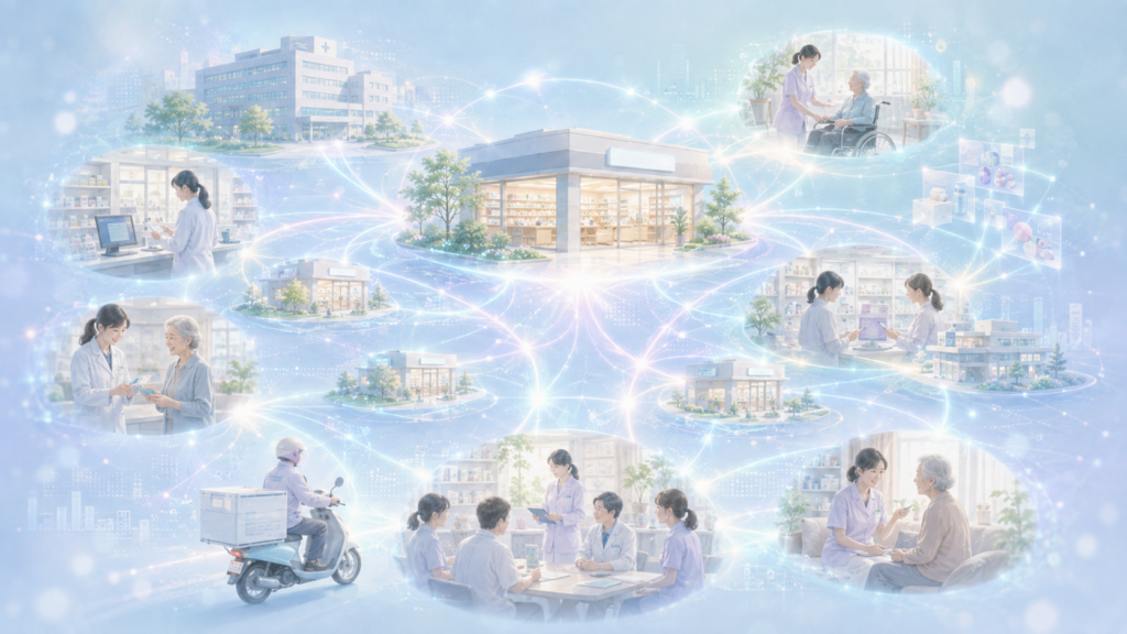 2027年の地域連携薬局認定基準改正のイメージ
