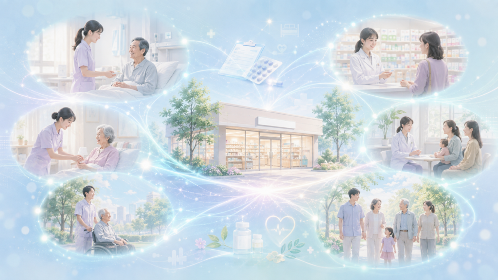 地域連携薬局と健康増進支援薬局の役割のイメージ