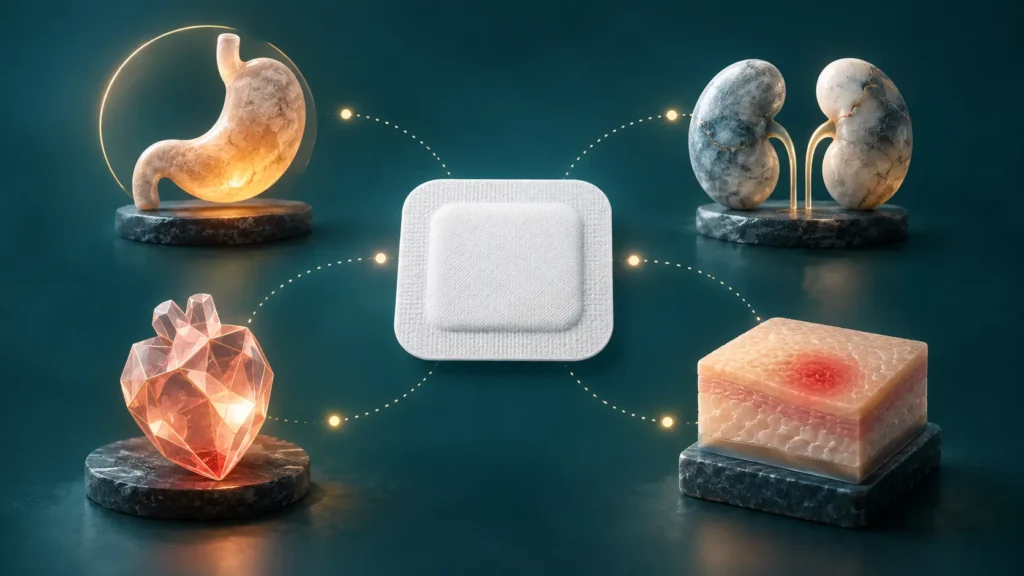 ジクトルテープ使用時に注意する全身性副作用のイメージ