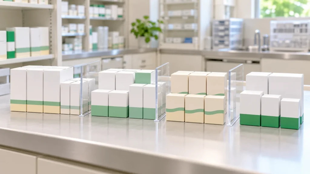 後発医薬品の対象品目をまとめて確認するイメージ